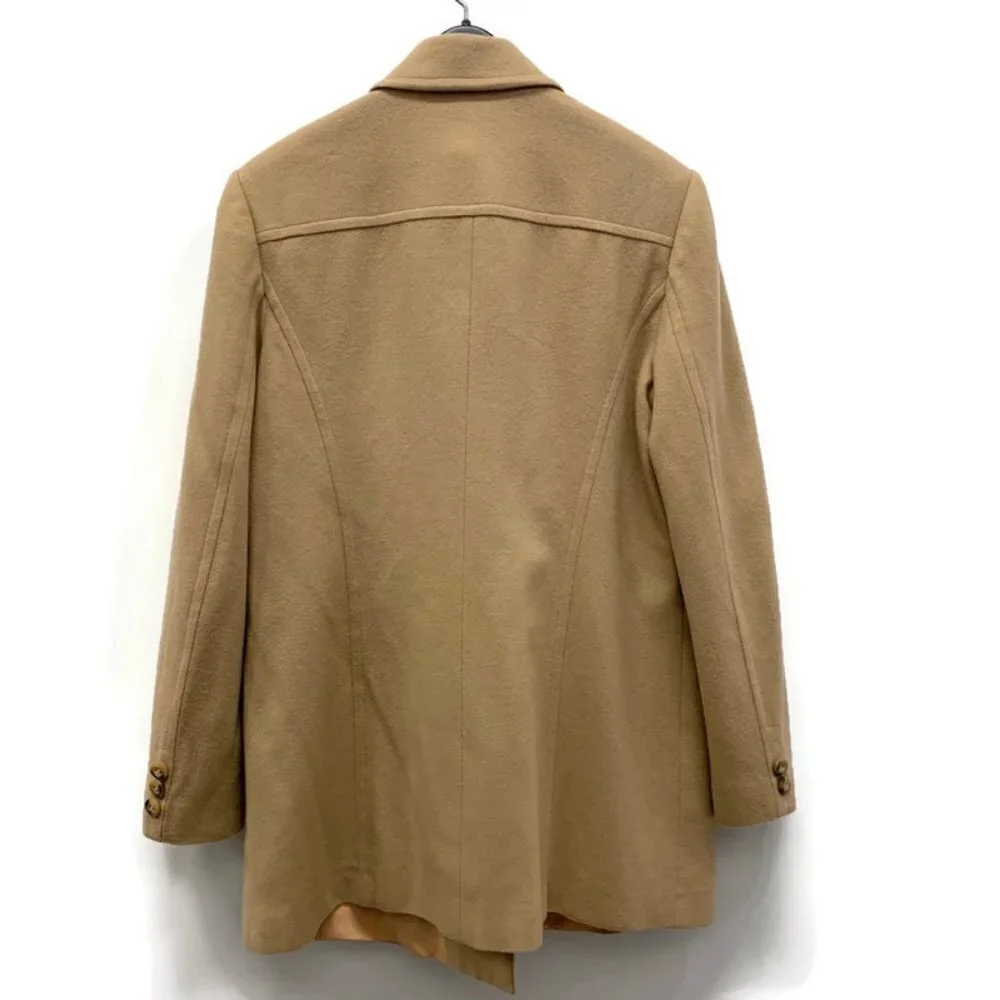Classiques Entier Camel Cashmere/Wool Midi-Coat - Picture 2 of 5
